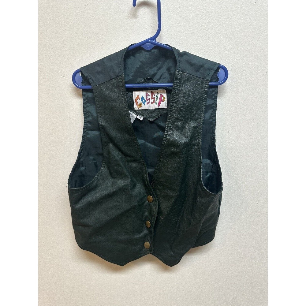 Boys Gossip Vest | Leather | Size Small